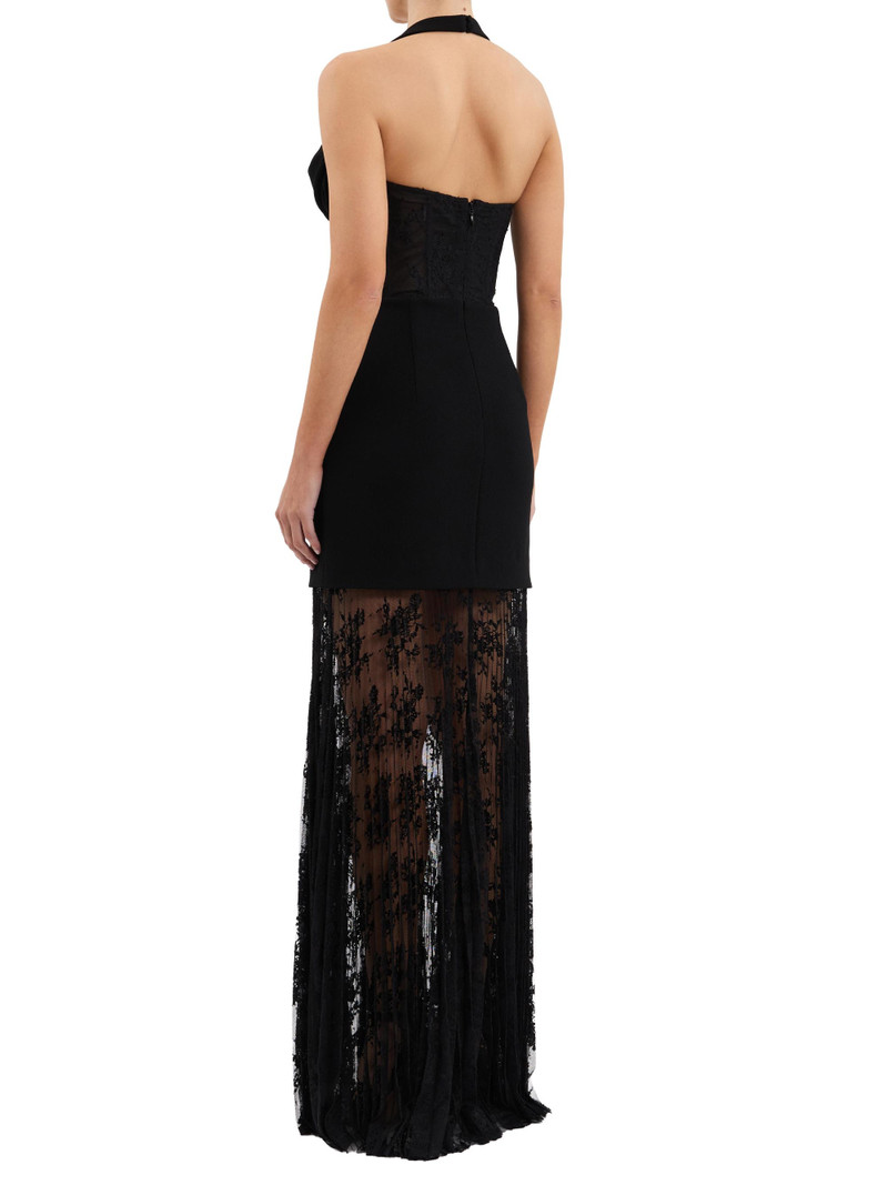 Women's Milena Lace-Skirt Sheath Gown - Black 3