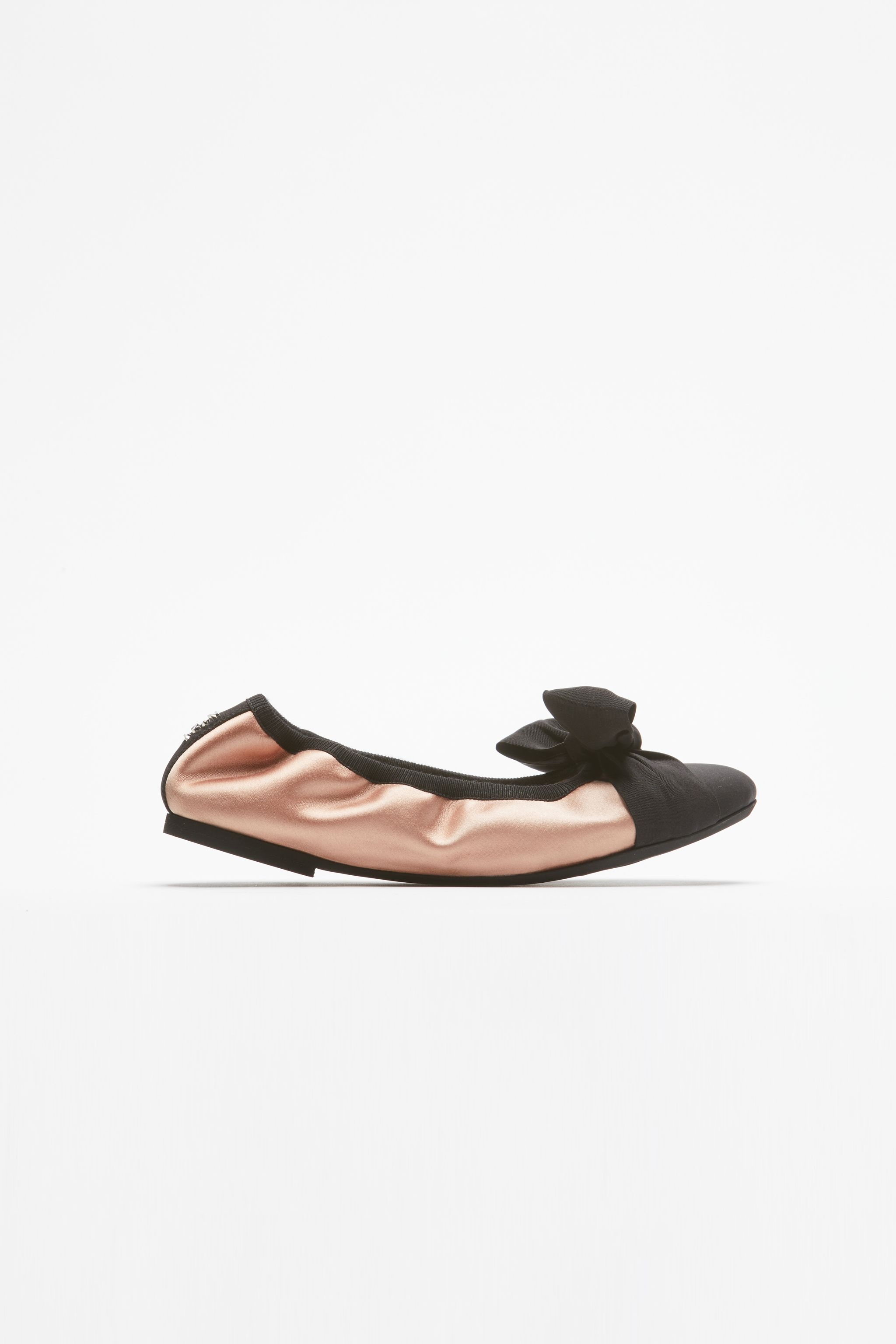 BOW-EMBELLISHED ELASTICATED FLATS - 1