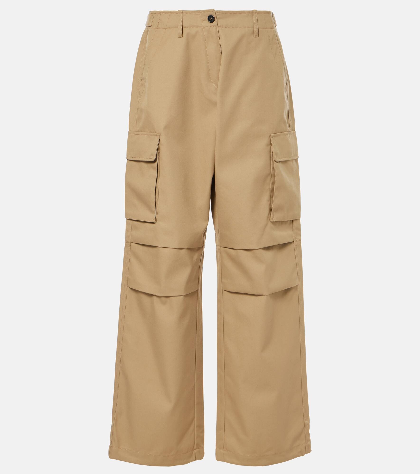 Cotton cargo pants - 1