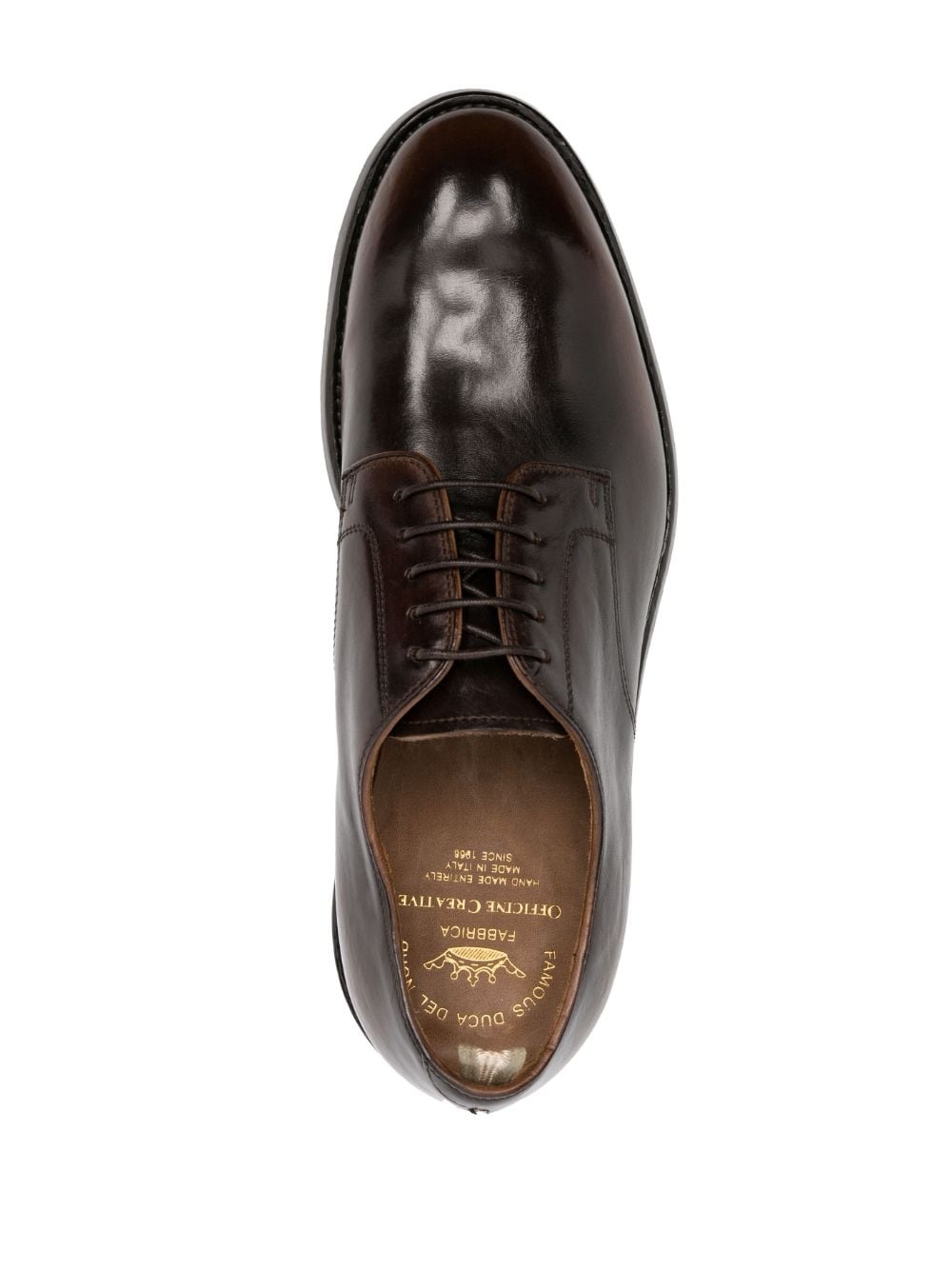 leather derby shoes - 4