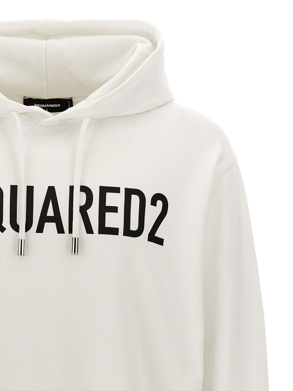 DSQUARED2 logo-print hoodie | REVERSIBLE