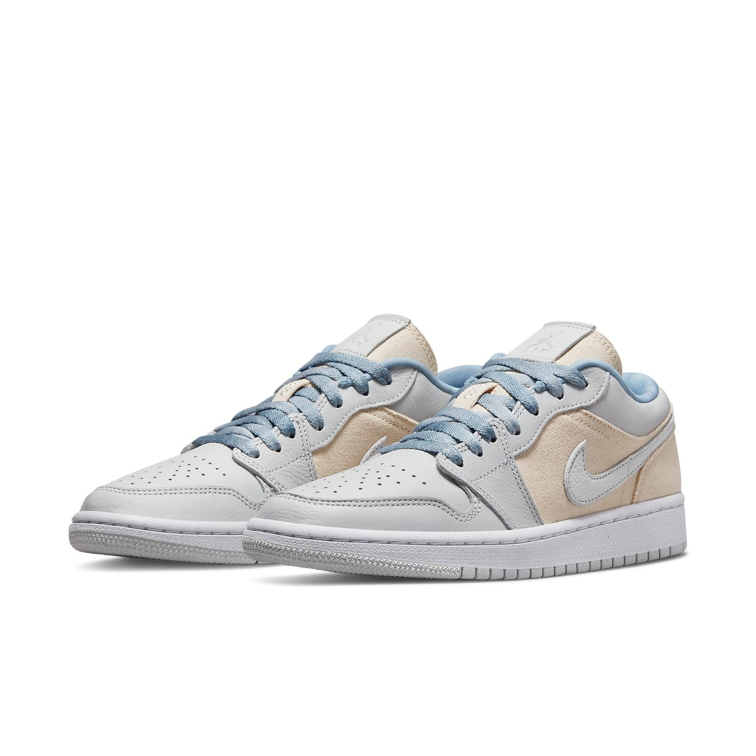 (WMNS) Air Jordan 1 Low 'Sail Canvas' DQ4151-500 - 3