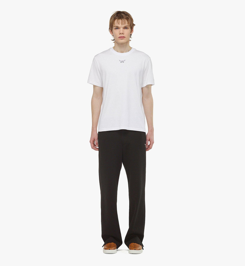 MCM Essential Logo Print T-Shirt in Organic Cotton outlook