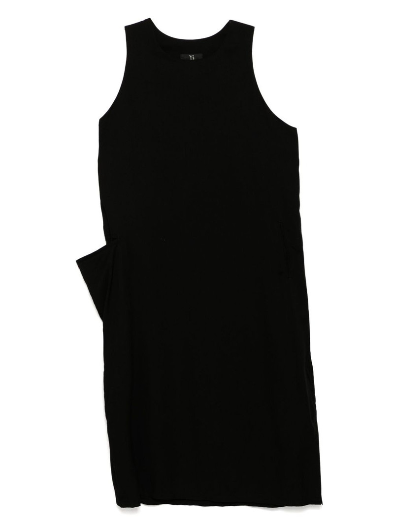twill sleeveless dress 1