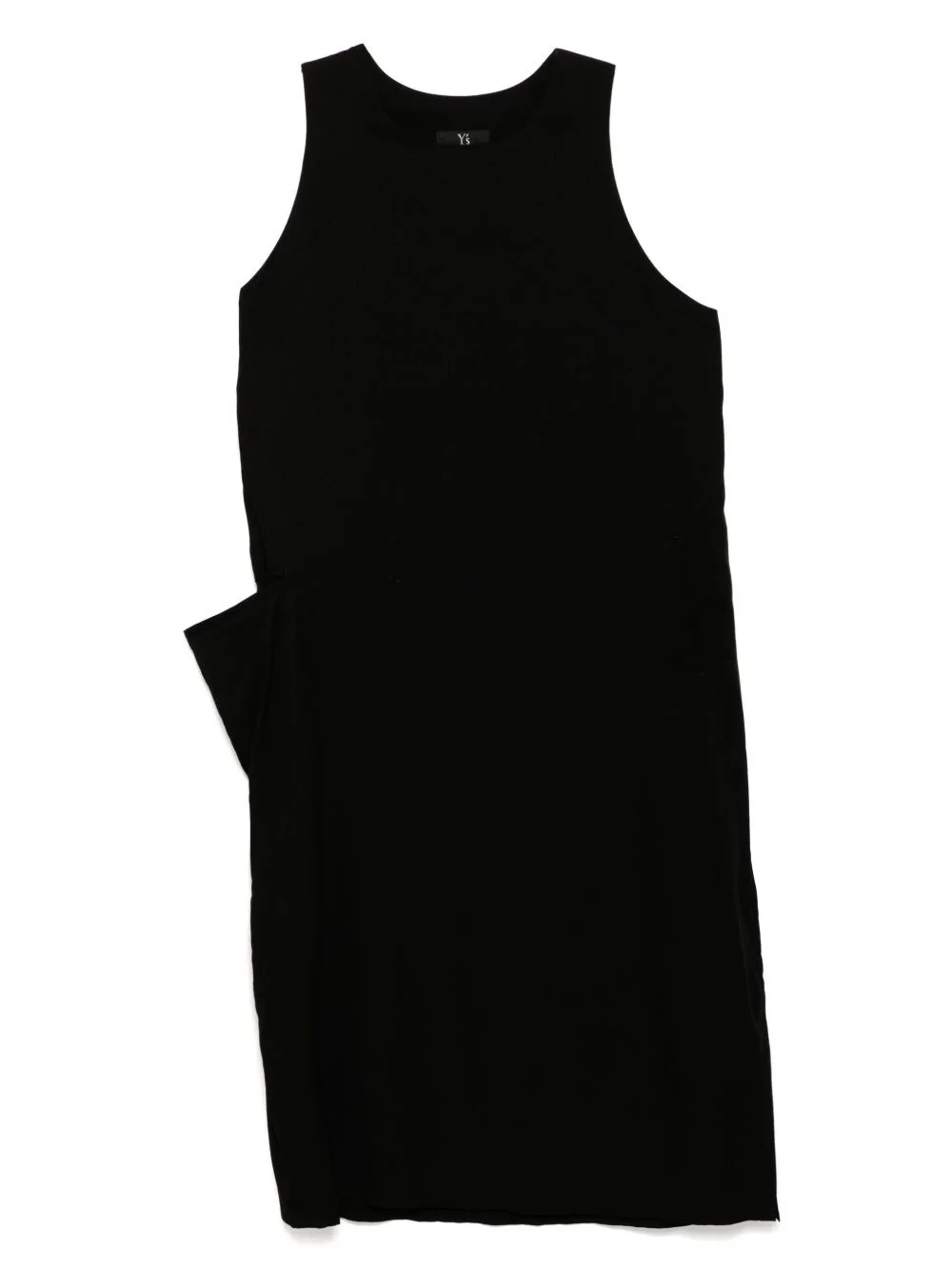 twill sleeveless dress - 1