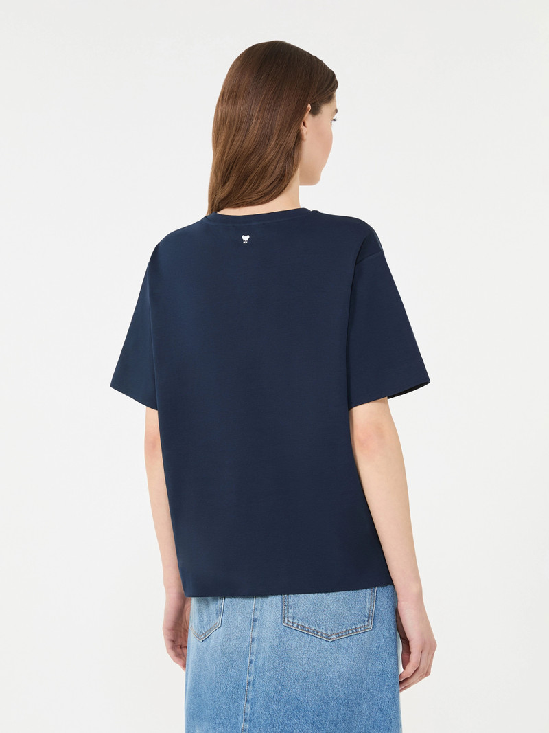 MULTID Cotton jersey T-shirt - NAVY 4