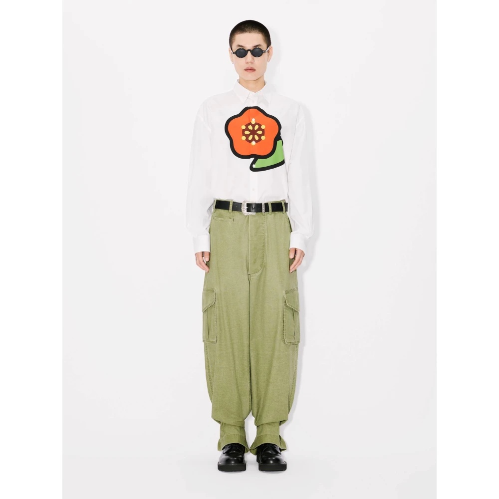 KENZO WHITE FLOWER PRINT CASUAL SHIRT | miinto | REVERSIBLE KENZO WHITE FLOWER PRINT CASUAL SHIRT | miinto | REVERSIBLE
