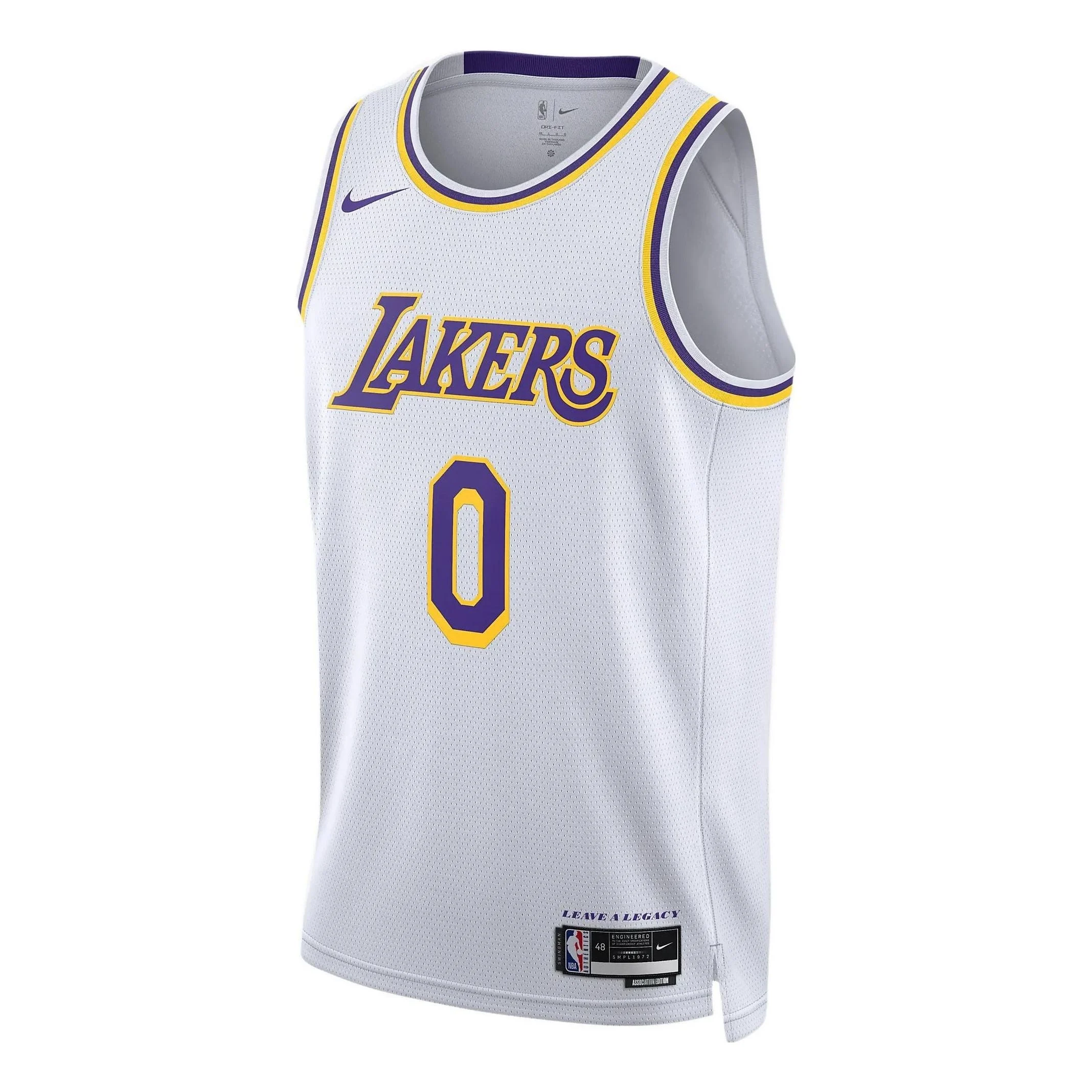 Nike x NBA LA Lakers 22-23 Jerseys 'Russell Westbrook 0' DN2081-102 - 1