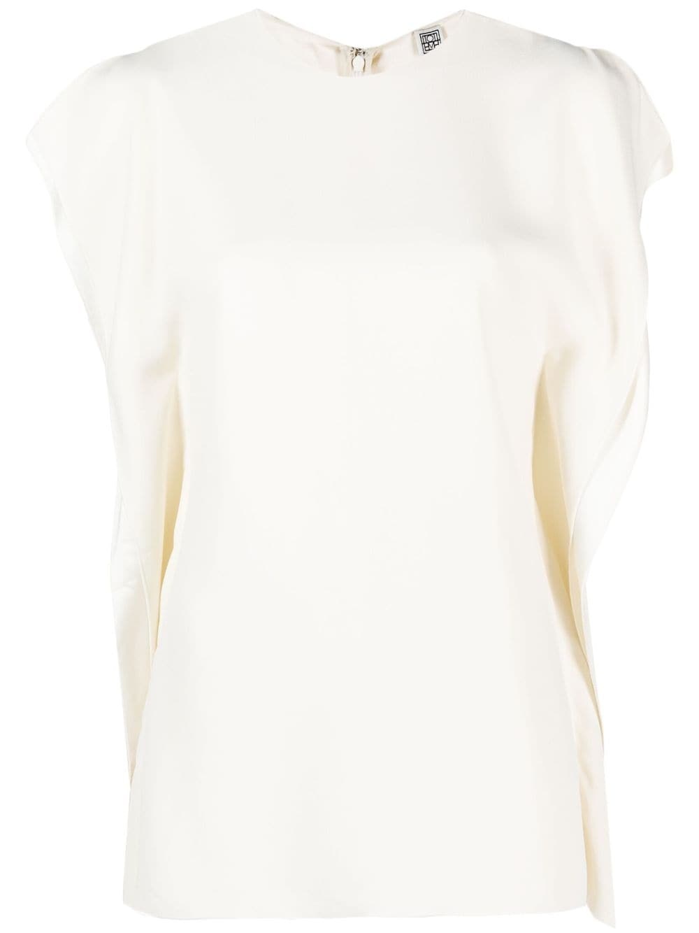 slit-sleeve T-shirt - 1