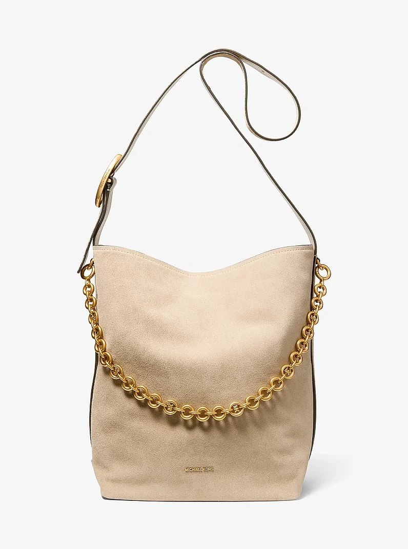 Nolita Large Suede Bucket Tote Bag - 1