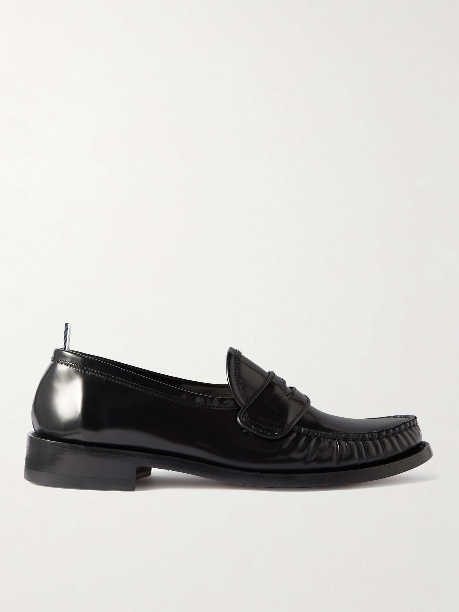 Varsity Patent-Leather Penny Loafers - 1