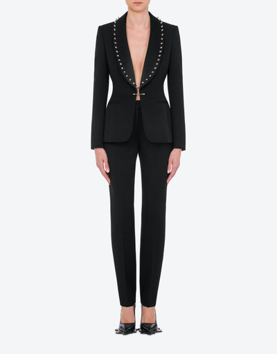 Moschino PUNK COUTURE GABARDINE JACKET WITH STUDS outlook