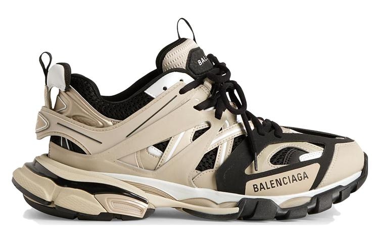 Balenciaga Track Sneakers 'Beige and Black Mesh and Nylon' 542023W3AC48071 - 2