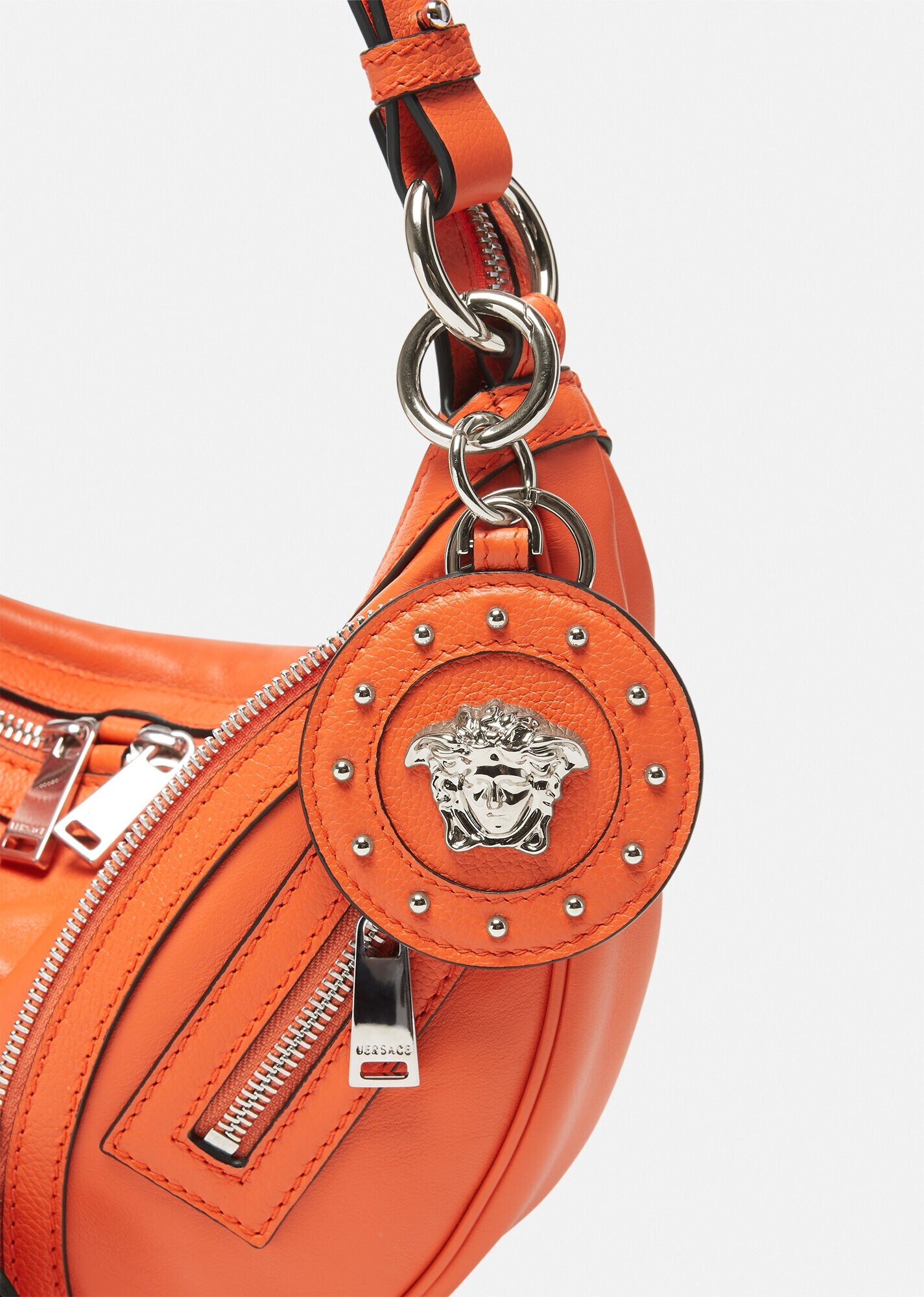 Medusa Studded Keyring - 4
