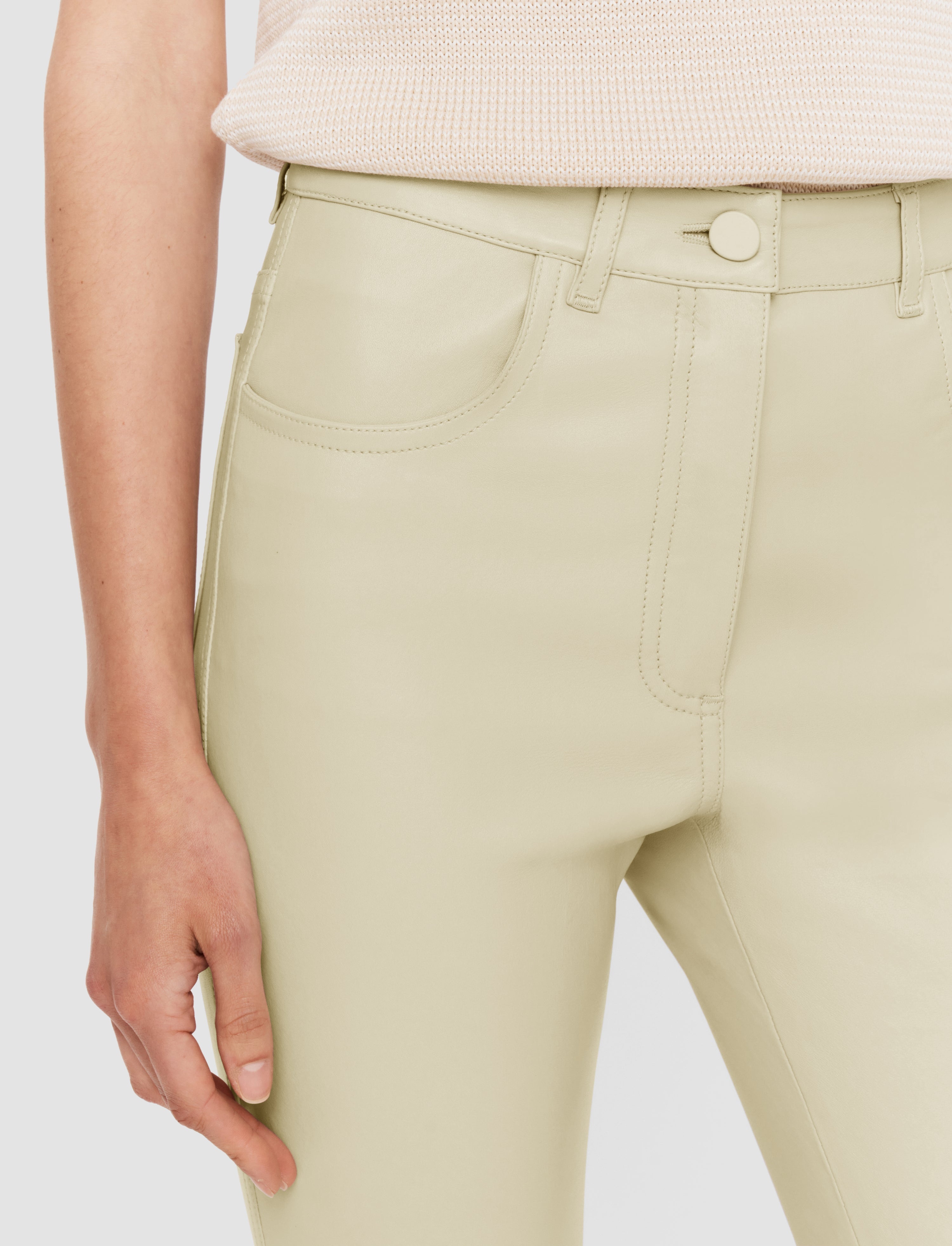 Duke Leather Stretch Trousers - 4
