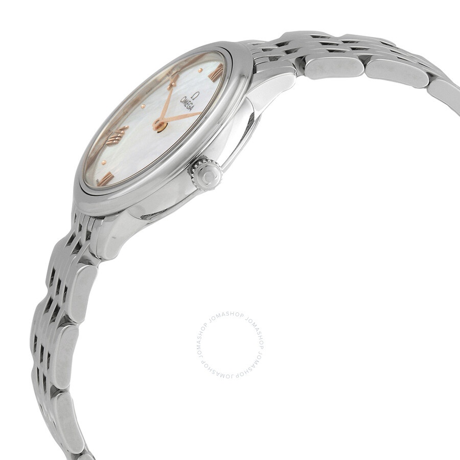 Omega De Ville Quartz White Mother of Pearl Dial Ladies Watch 434.10.28.60.05.001 - 2