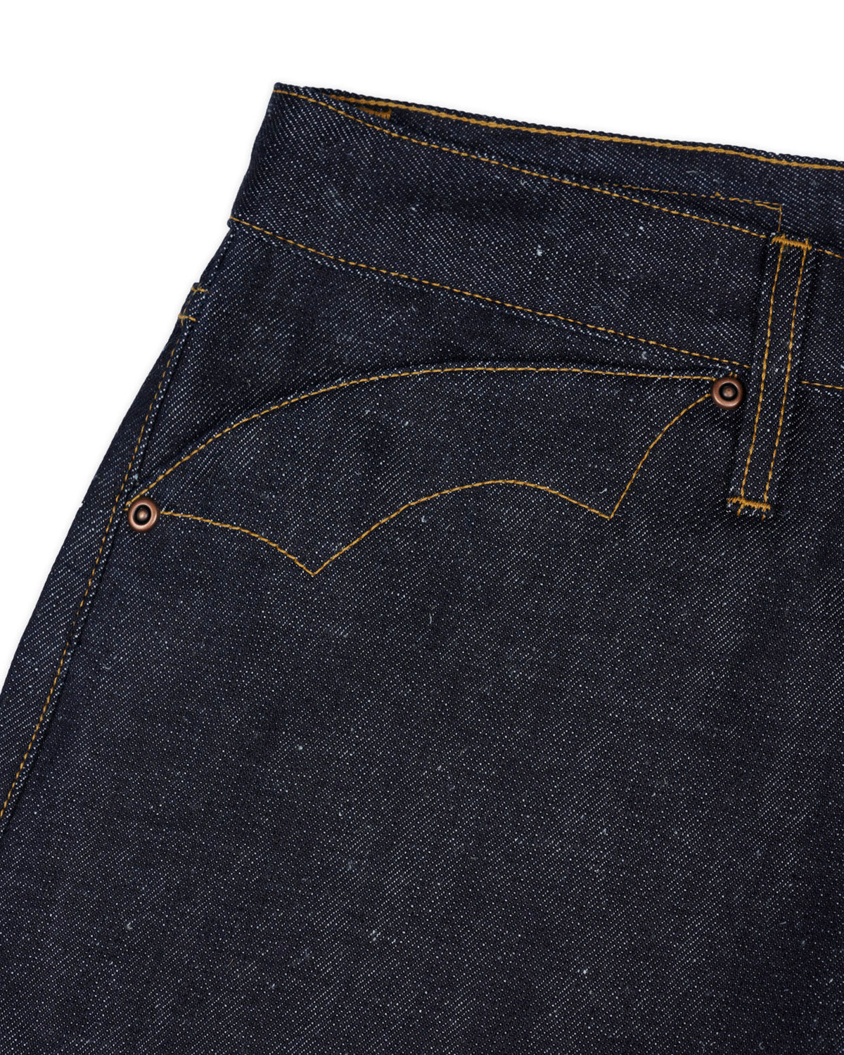 Type 00 14oz Selvedge Hemp Blend Denim - Indigo - 5