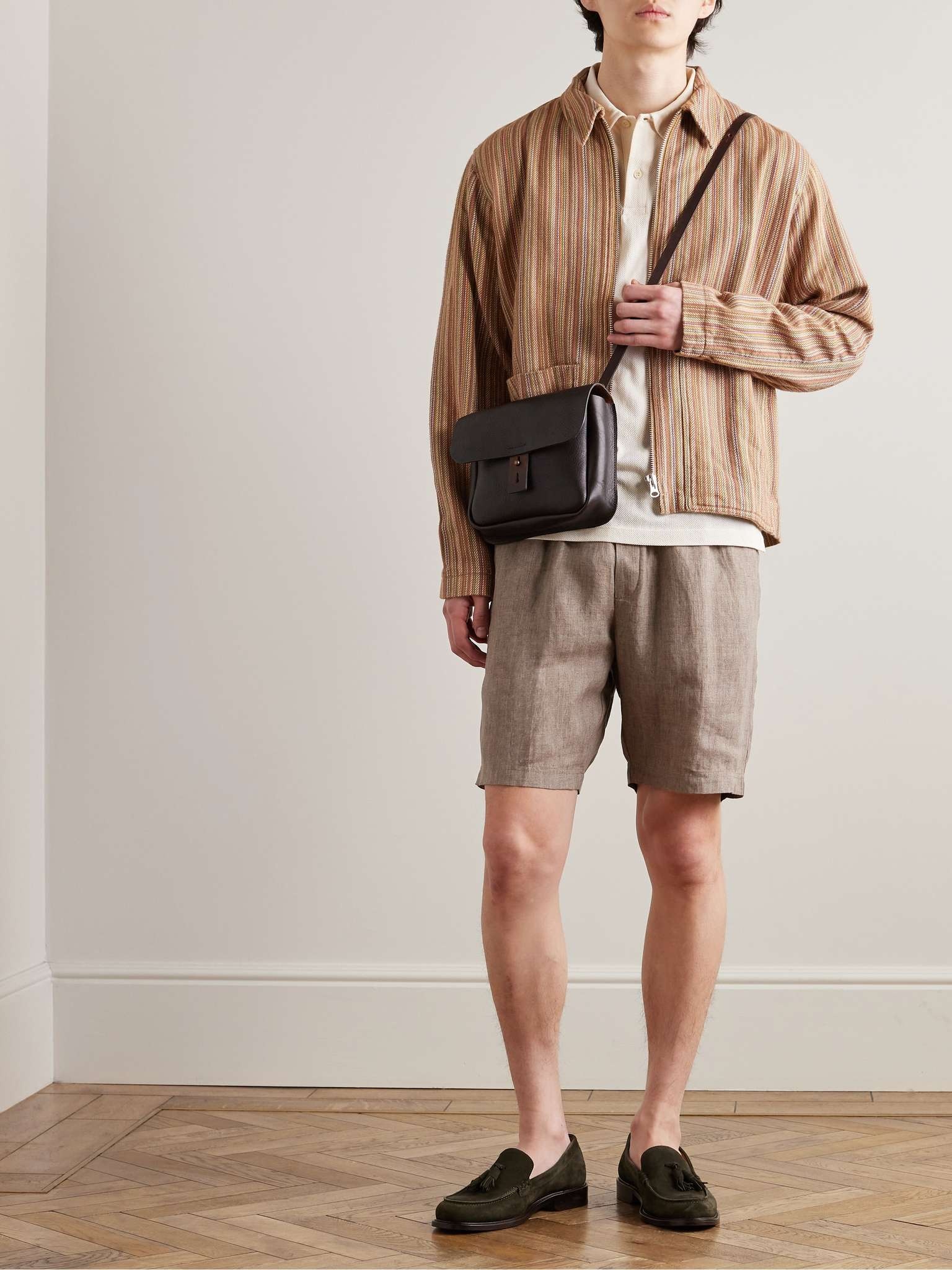 Bottega Veneta Textured Wool Speckled Kimono Jacket | REVERSIBLE