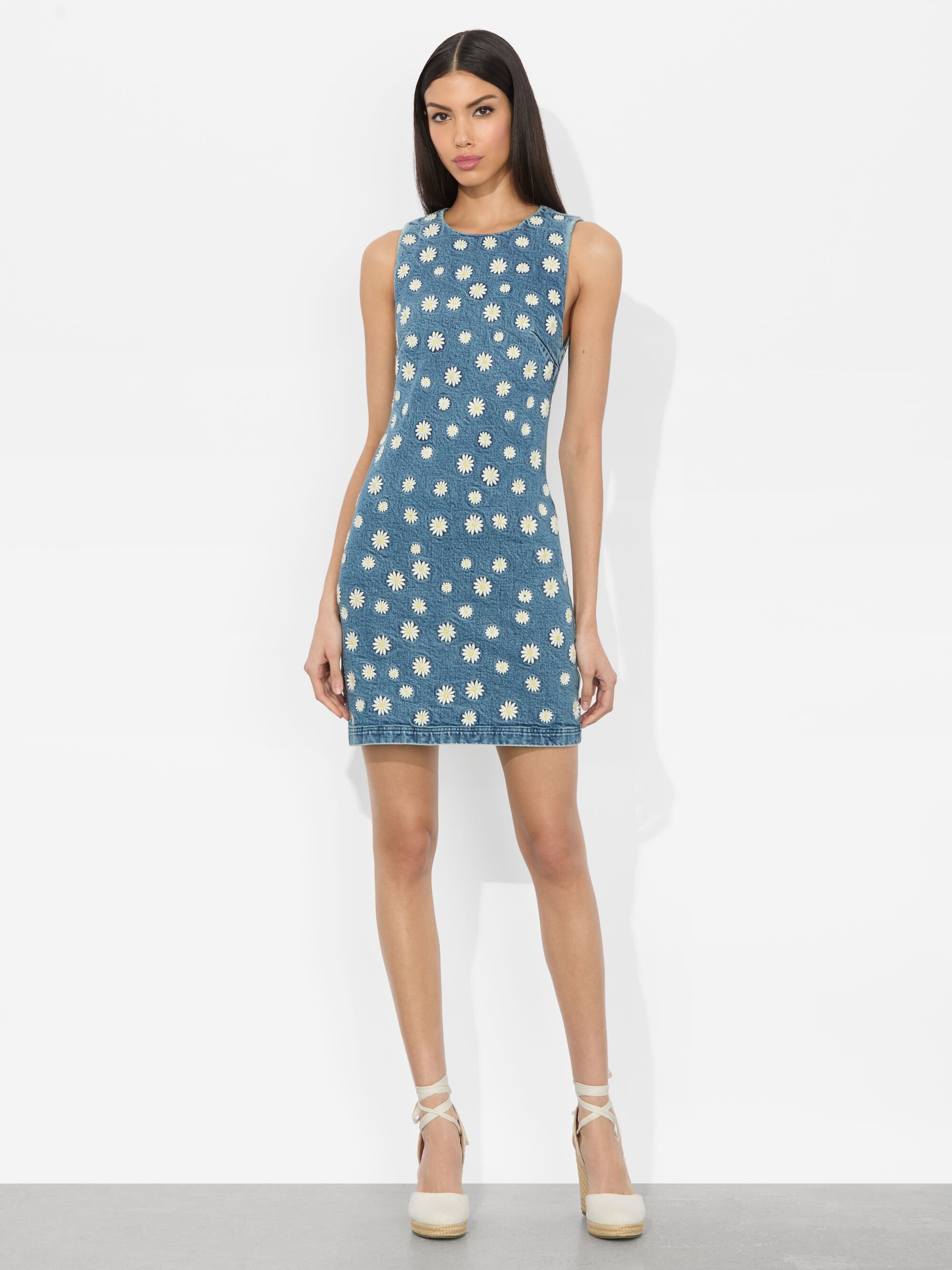 WYNELL EMBROIDERED MINI DRESS - 2