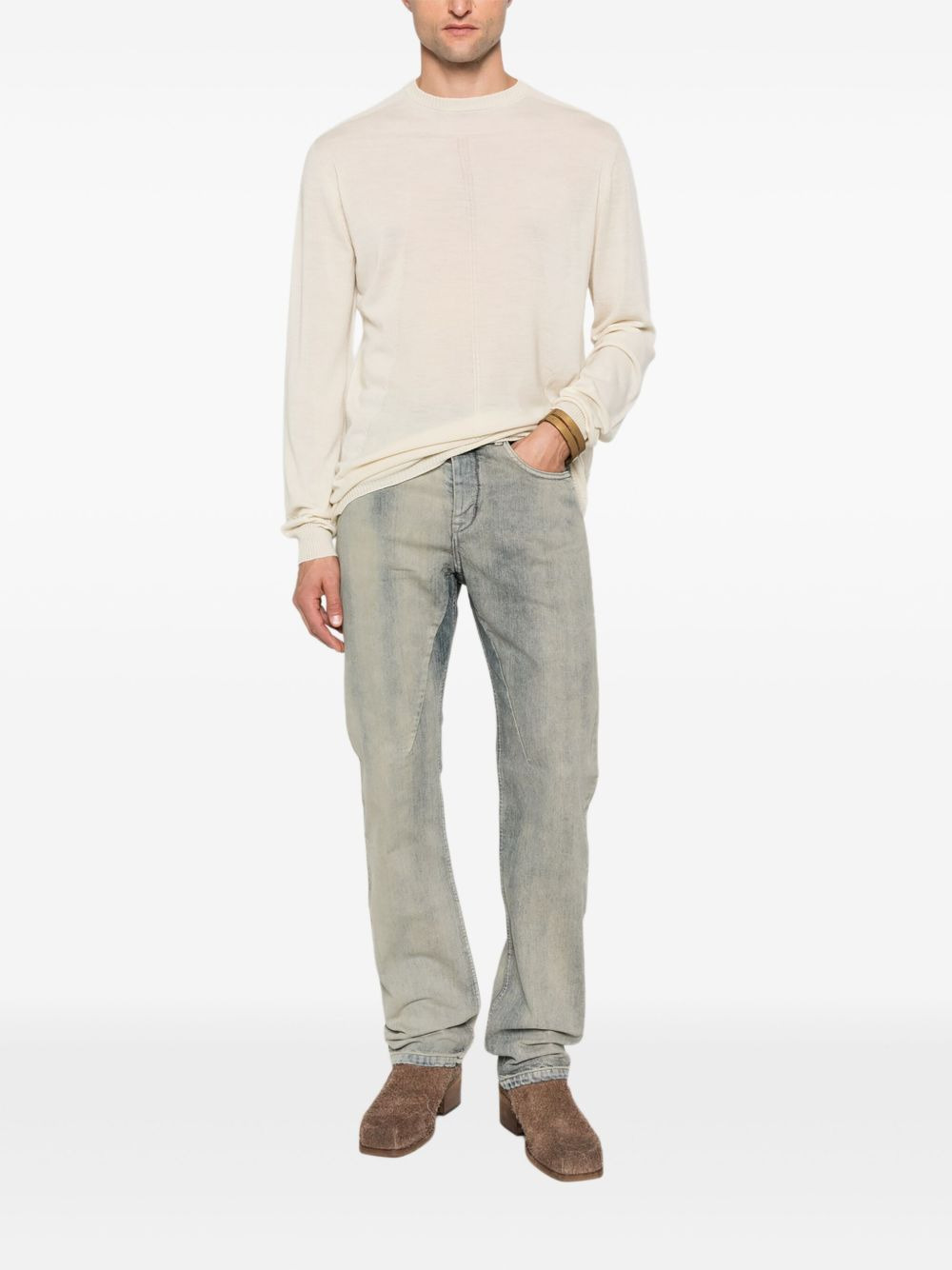 stitching-details jeans - 2