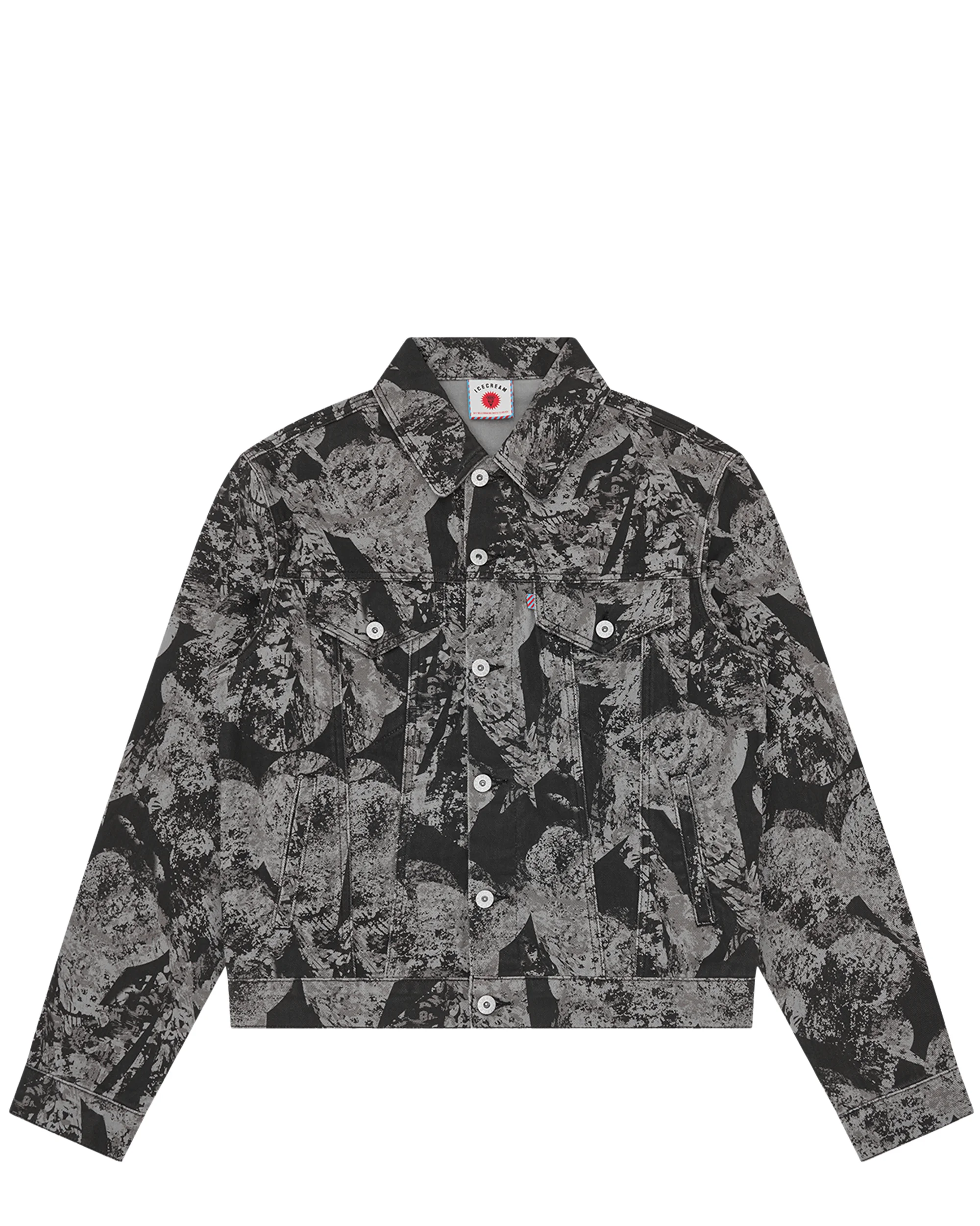 CONE STAMP DENIM TRUCKER JACKET - 1