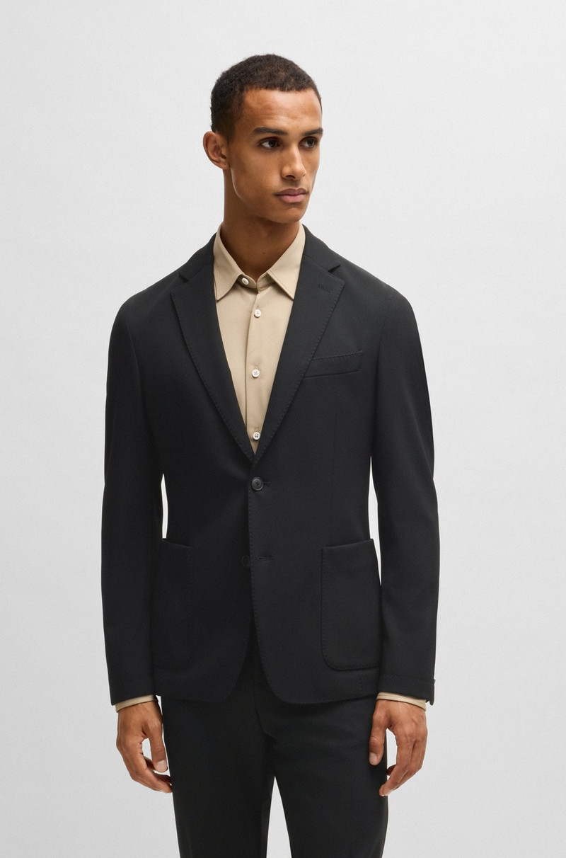 SLIM-FIT JACKET IN WASHABLE STRETCH FABRIC 2