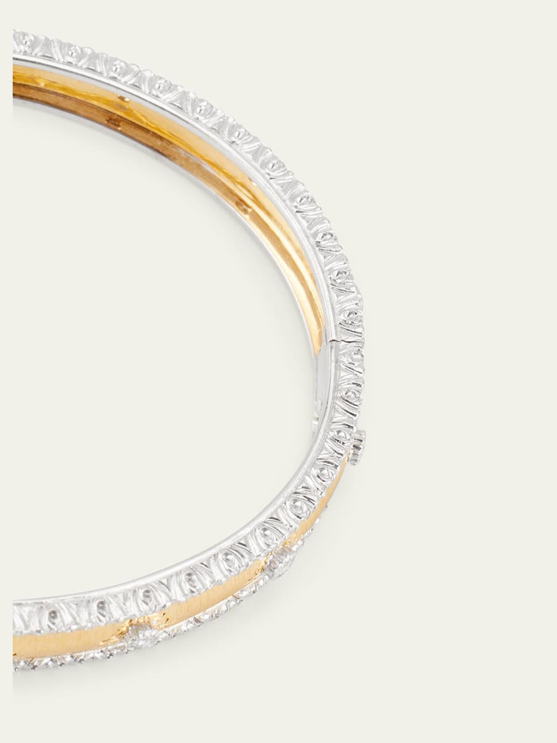 Buccellati Fusi 18k Gold Bracelet With Diamonds outlook