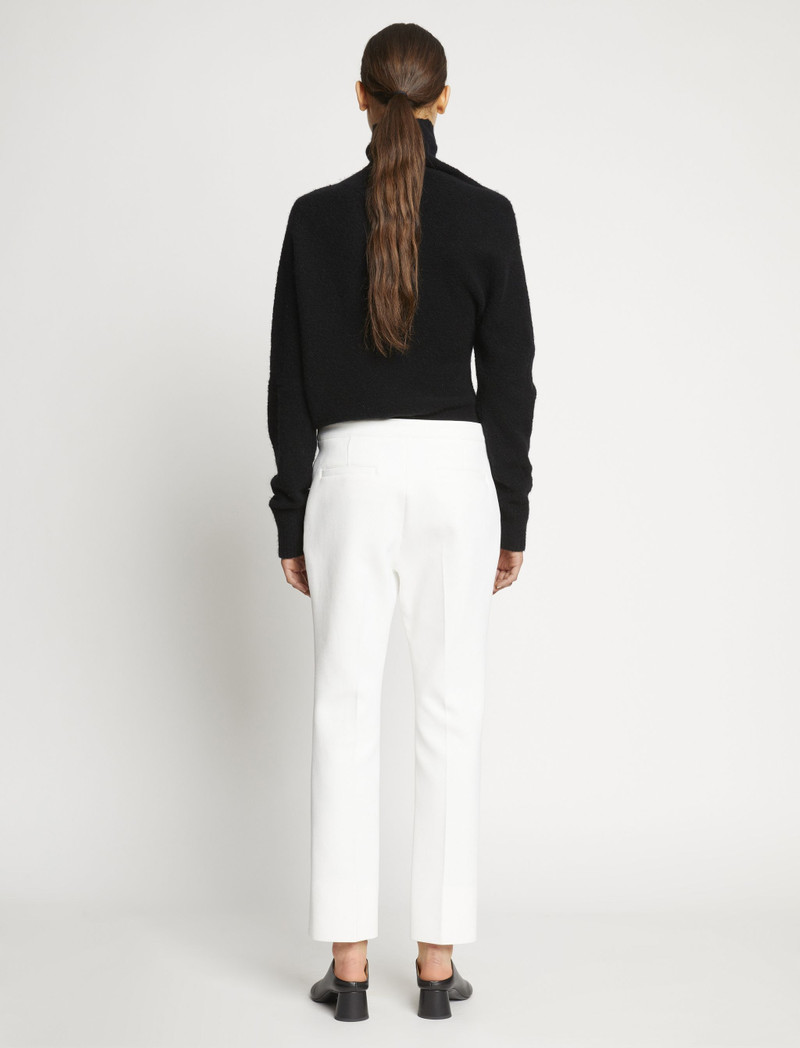 Fuzzy Boucle Twisted Sweater 5