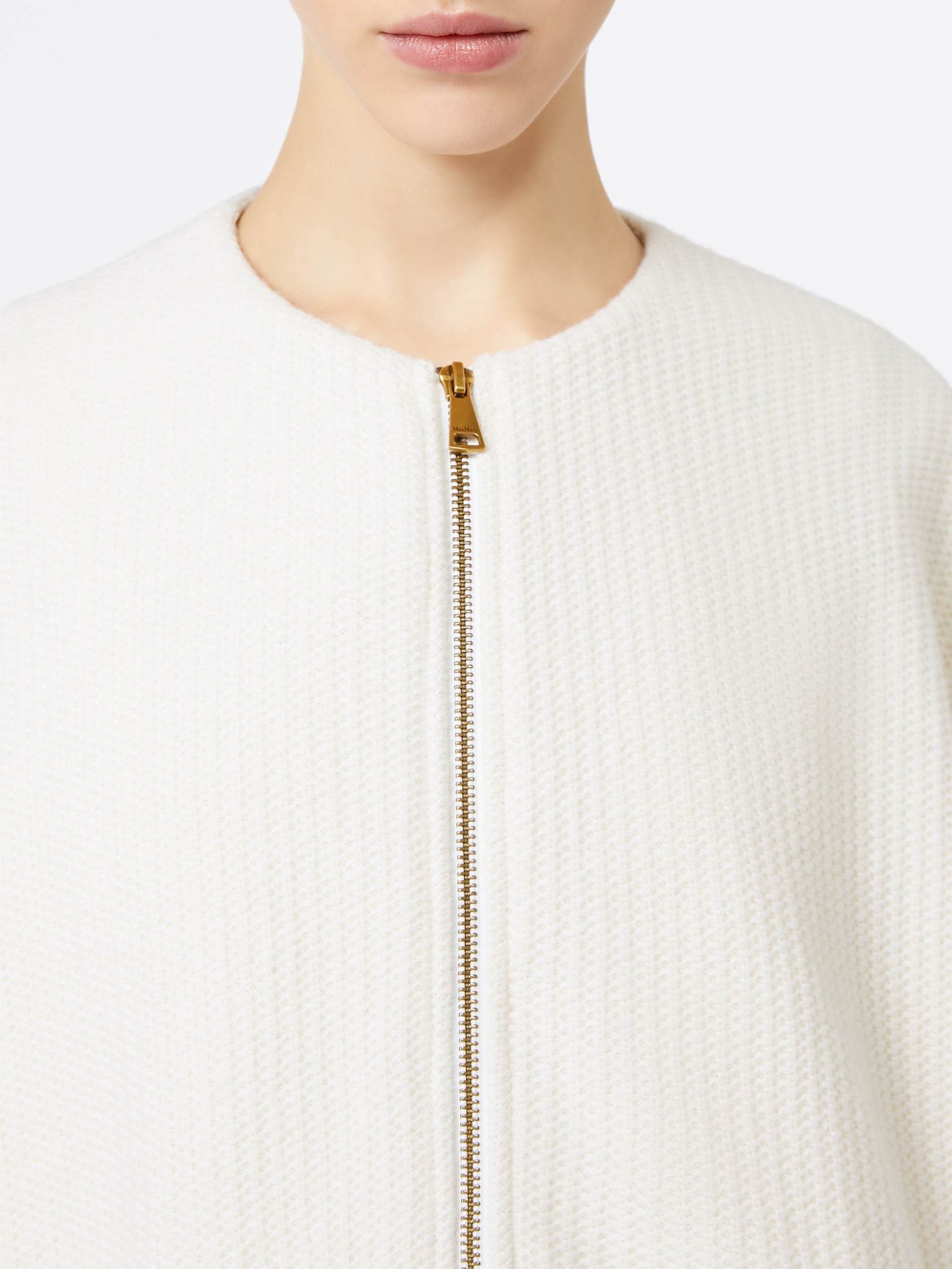 CIRINO Wool and cashmere knit jacket - 5