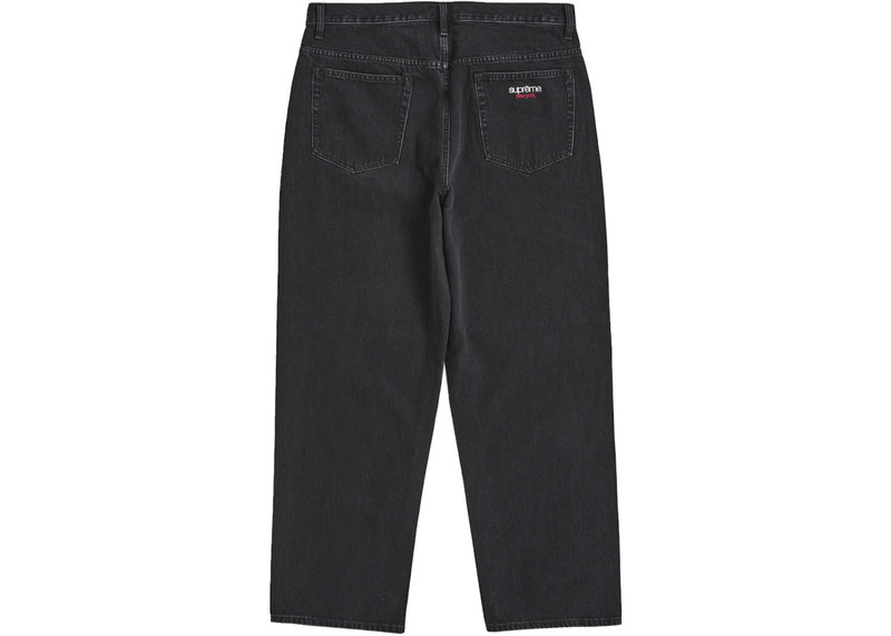 Supreme Supreme Baggy Jean (SS25) Black outlook