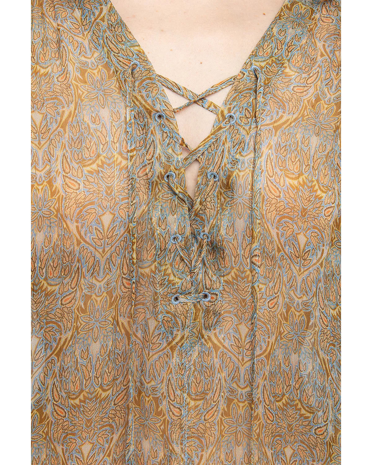 Tamela Mousseline Paisley Blouse - 5