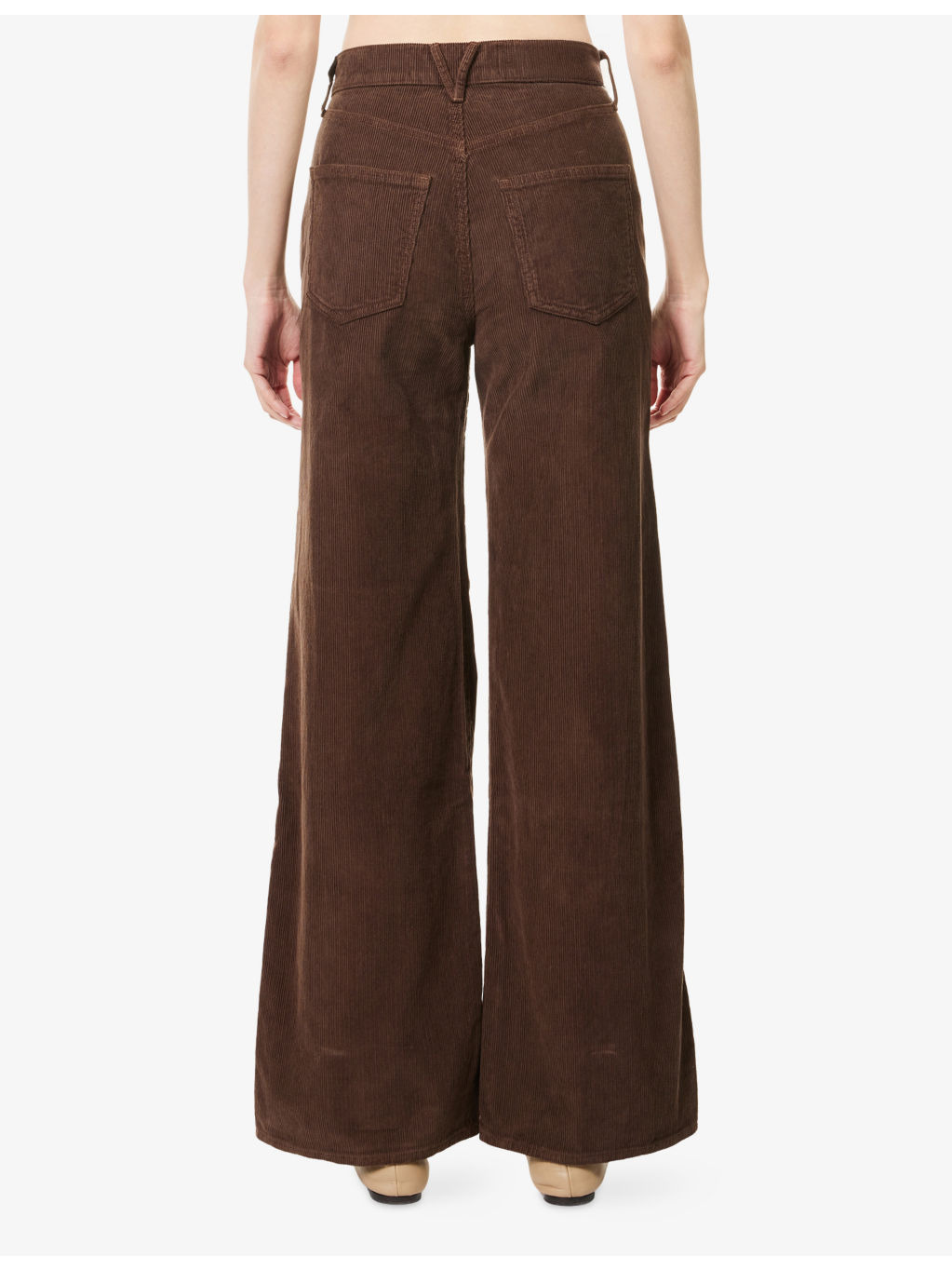 Taylored Corduroy Wide-Leg Cotton Trousers - 4