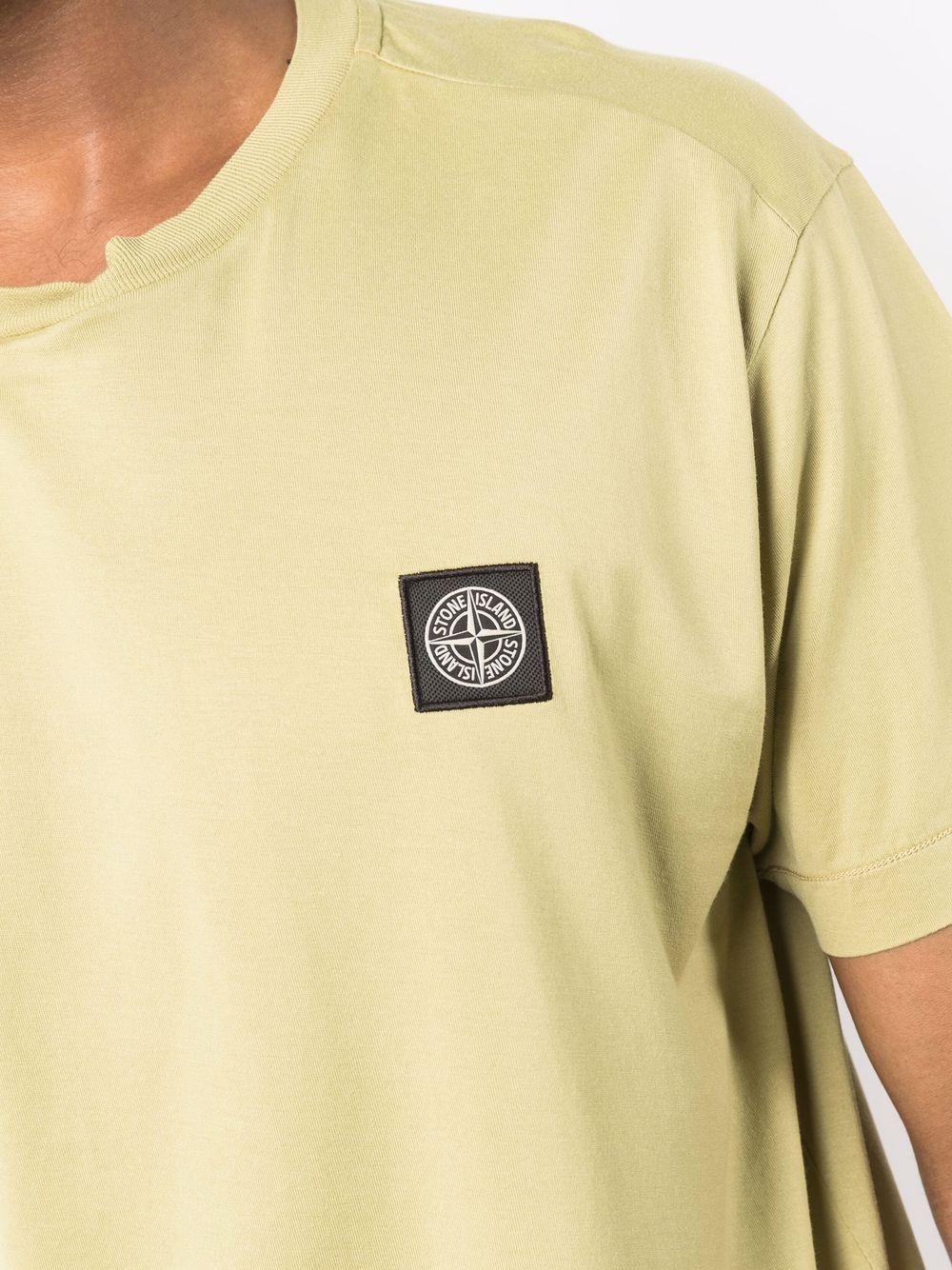 logo-patch cotton T-shirt - 5