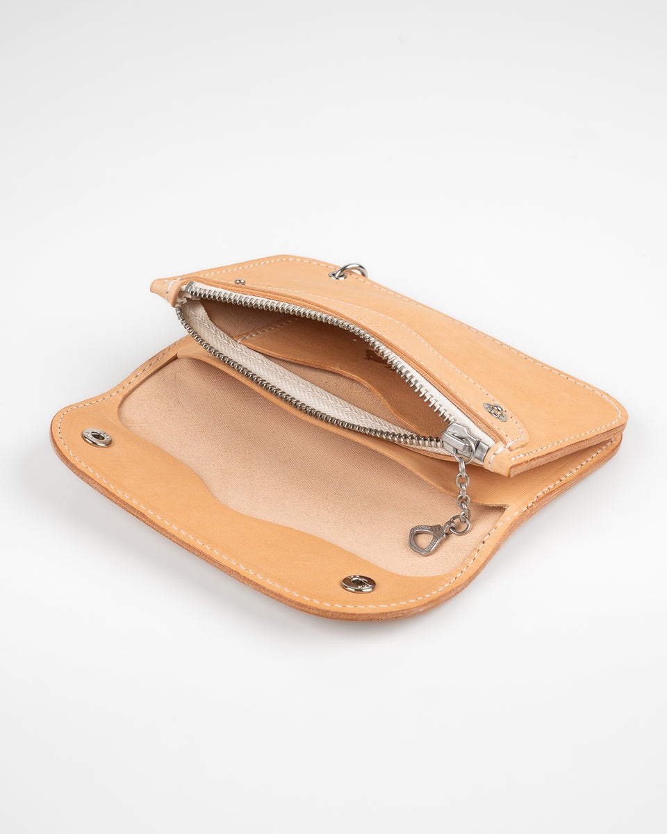 OGL BRAVE HORSEHIDE TRUCKER WALLET - NATURAL - 3
