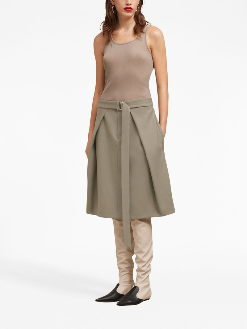 belted wool midi skirt 3