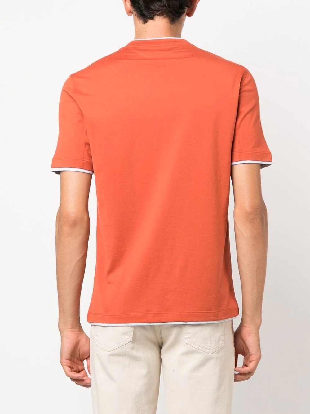 round neck short-sleeved T-shirt - 4