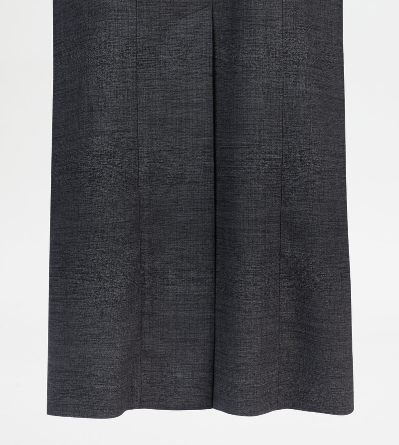 Tod's COTTON BLEND SHEATH DRESS - GREY outlook