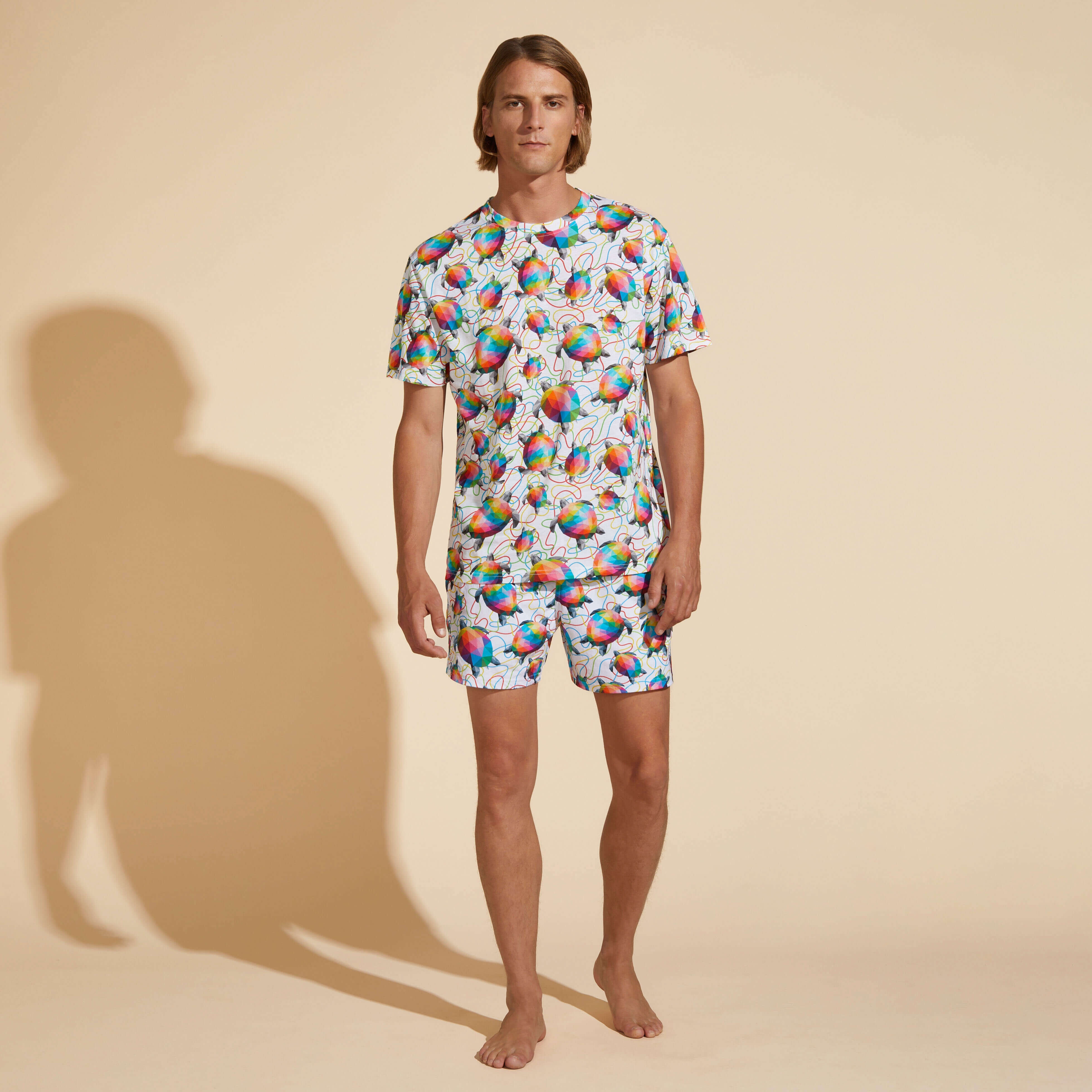Men Organic Cotton T-Shirt Tortugas - Vilebrequin x Okuda San Miguel - 3