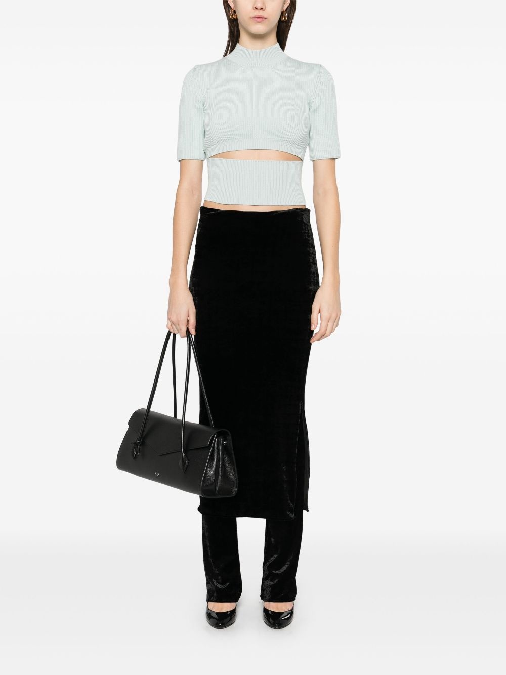 ribbed T-shirt - 2