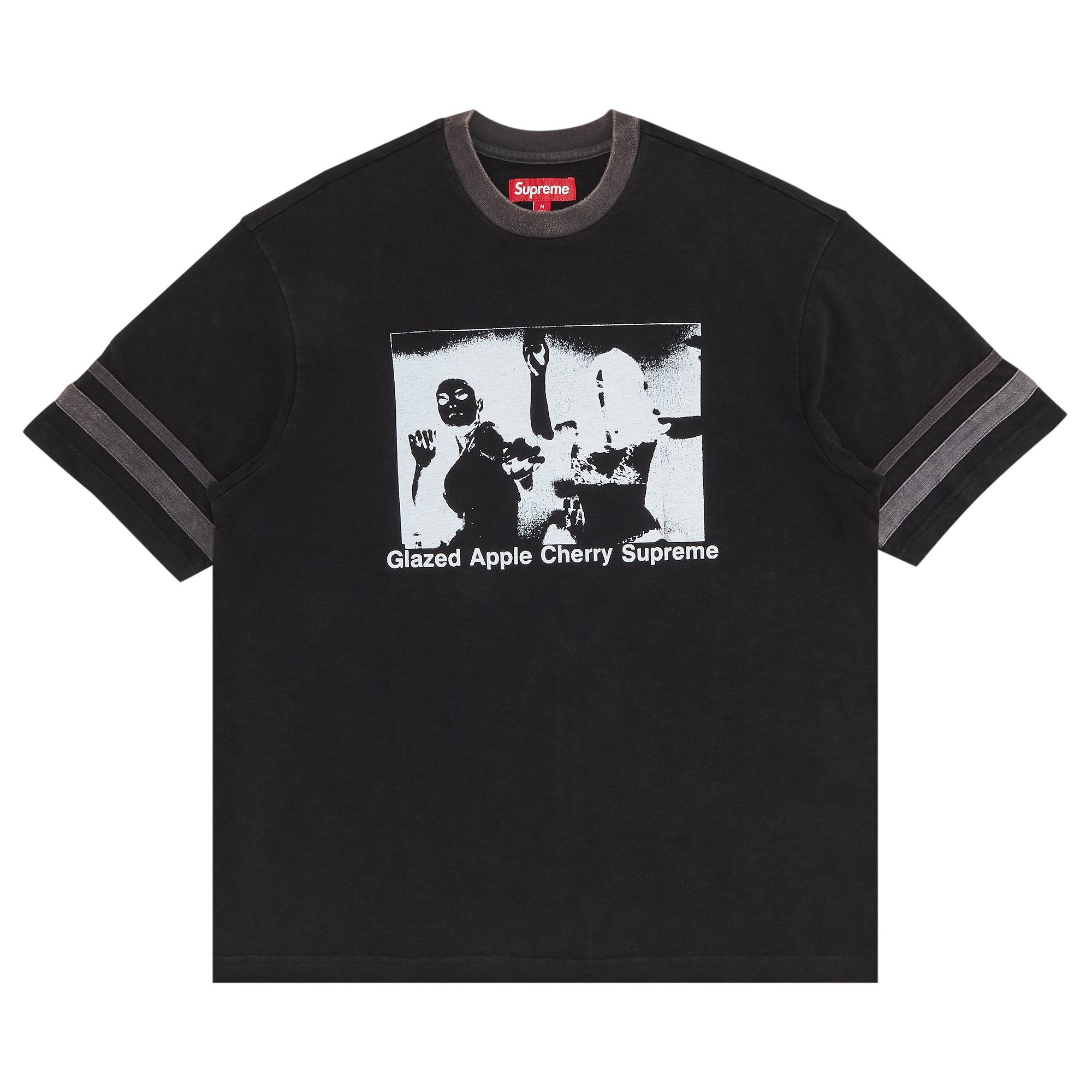 Supreme Glazed Athletic Short-Sleeve Top 'Black' - 1