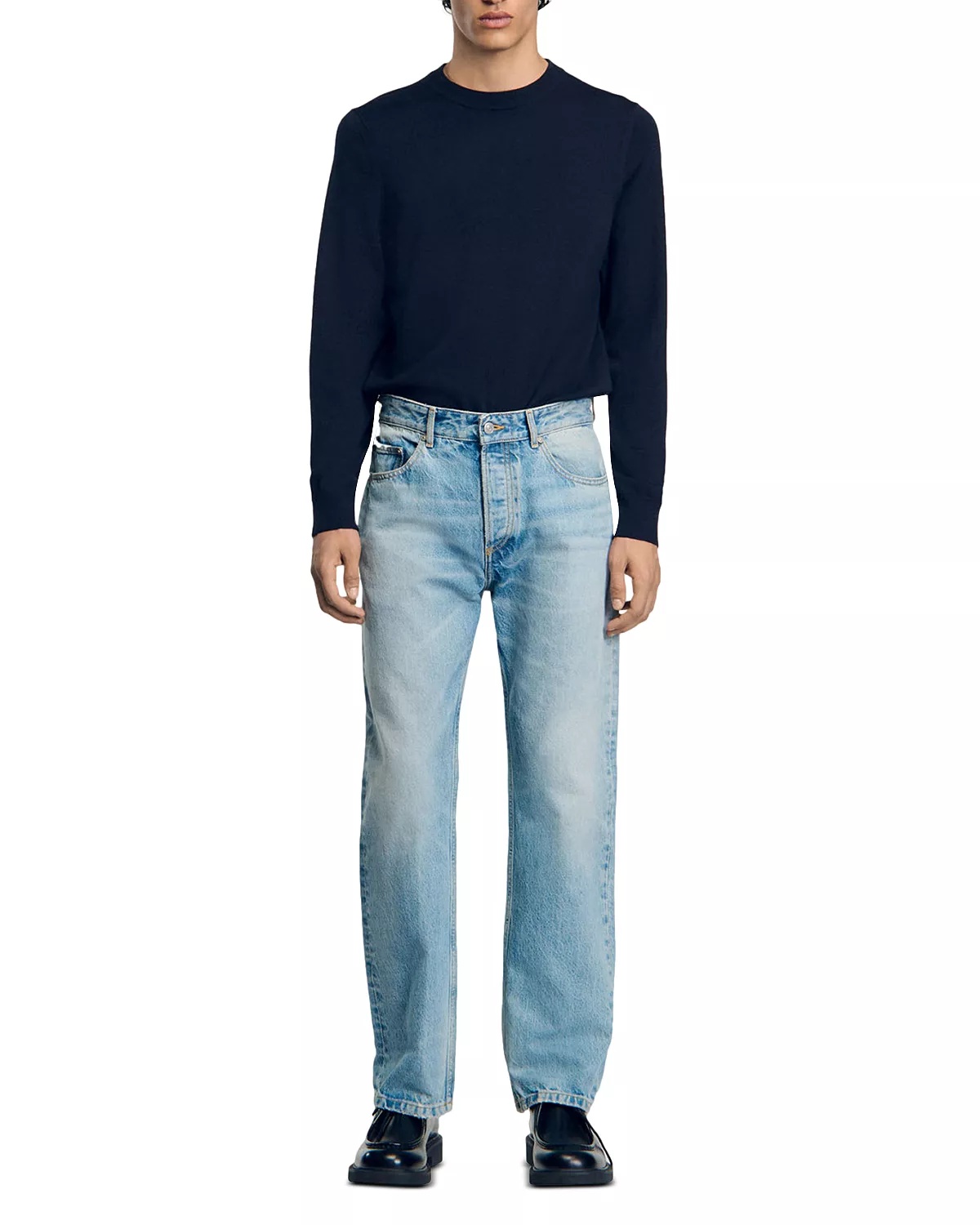 Stonewashed Jeans in Light Blue - 6