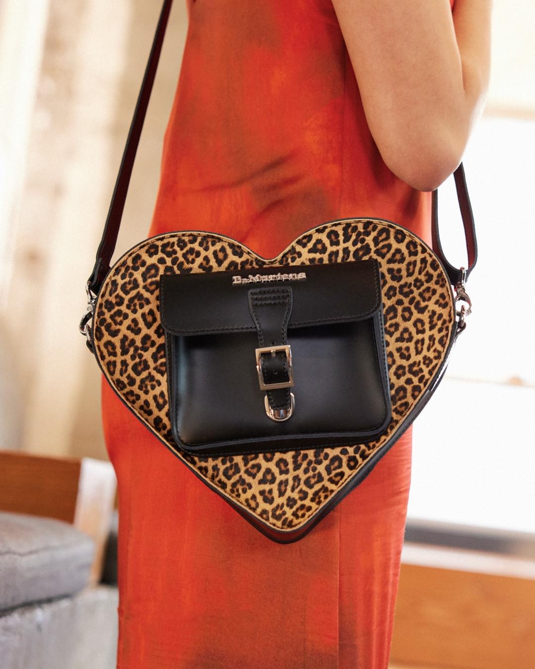 Heart Bag Leopard Kiev Leather Backpack - 6