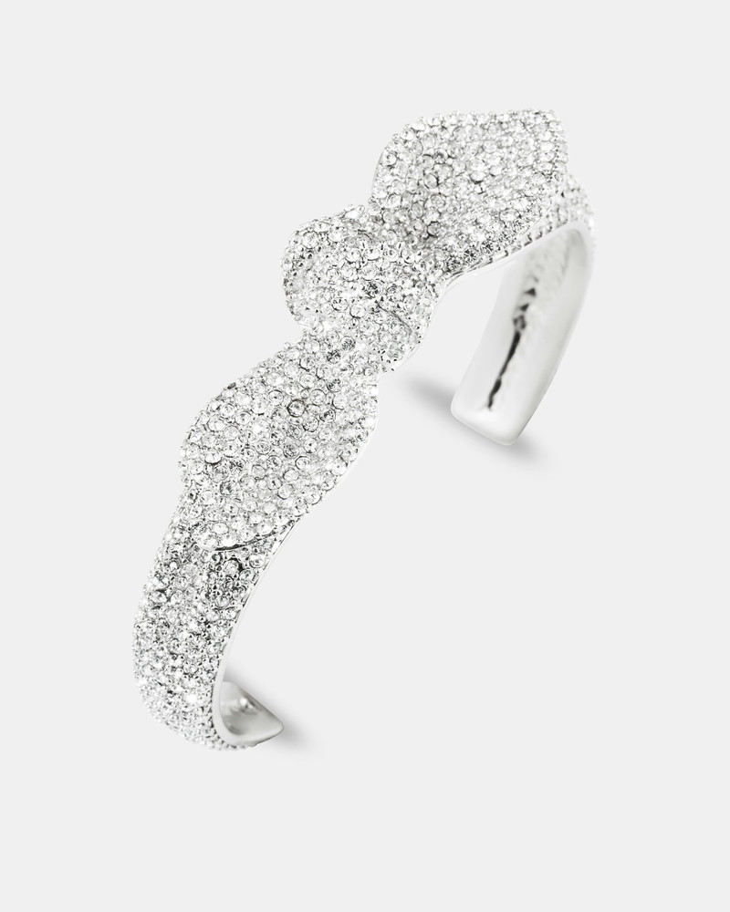 AQUAZZURA Very Bow Tie Crystal Bracelet outlook