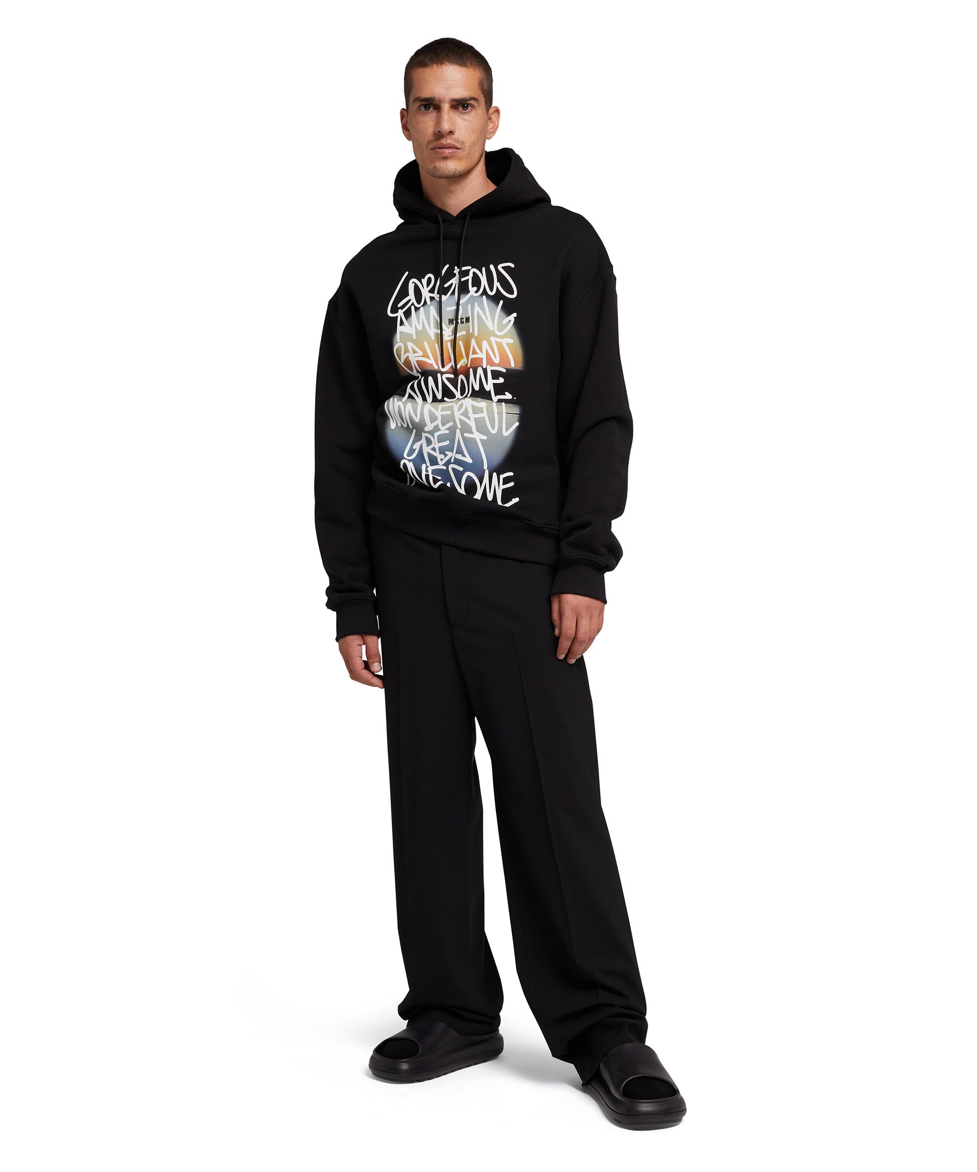 Fresh wool roomy pants - 5