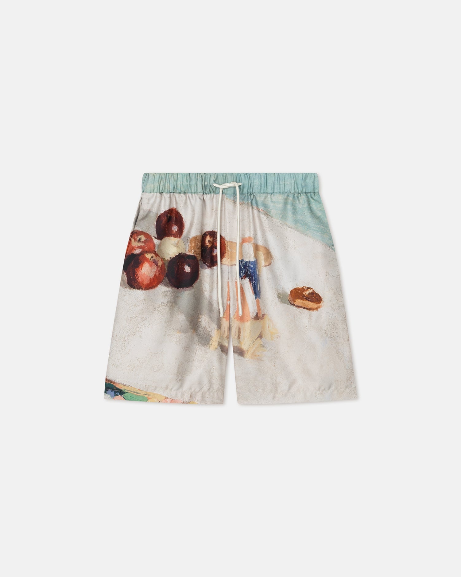 Printed Silk Twill Shorts - 4