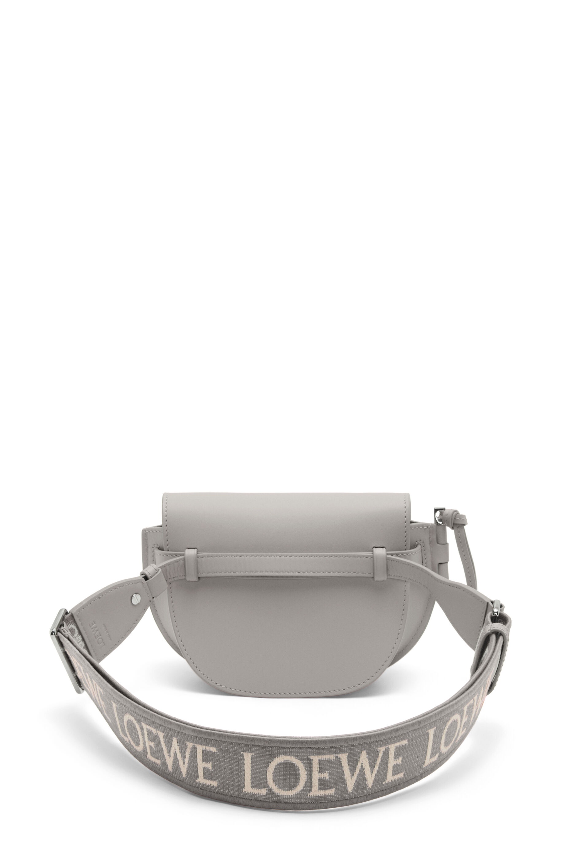 Mini Gate Dual bag in soft calfskin and jacquard - 3