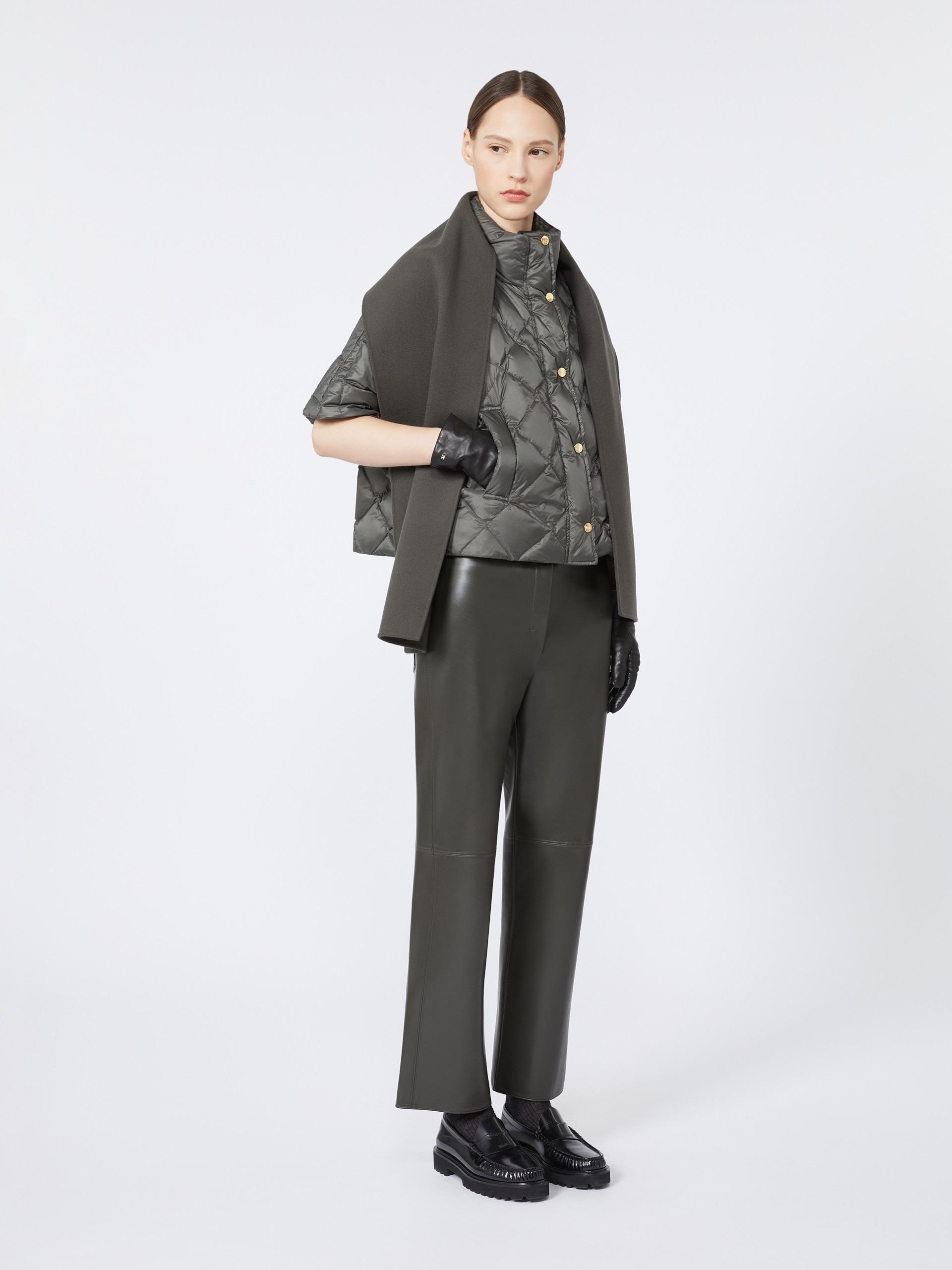 TRESI Padded cape in water-repellent fabric - 2