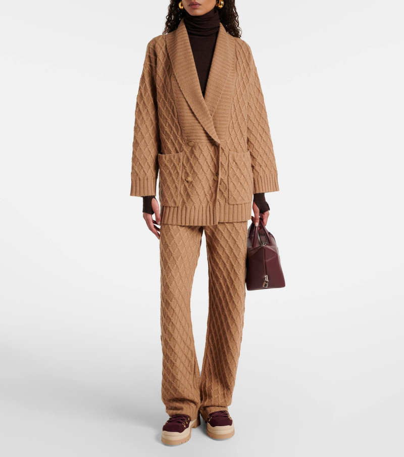 BOGNER Arosa shearling-lined suede lace-up boots outlook