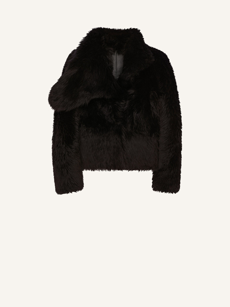 SHEARLING BELTED COAT 1