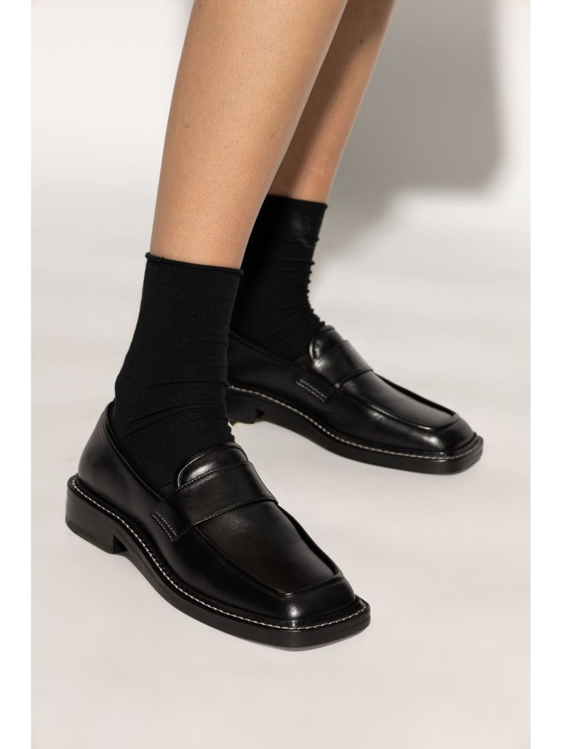 WANDLER Lucy leather loafers outlook